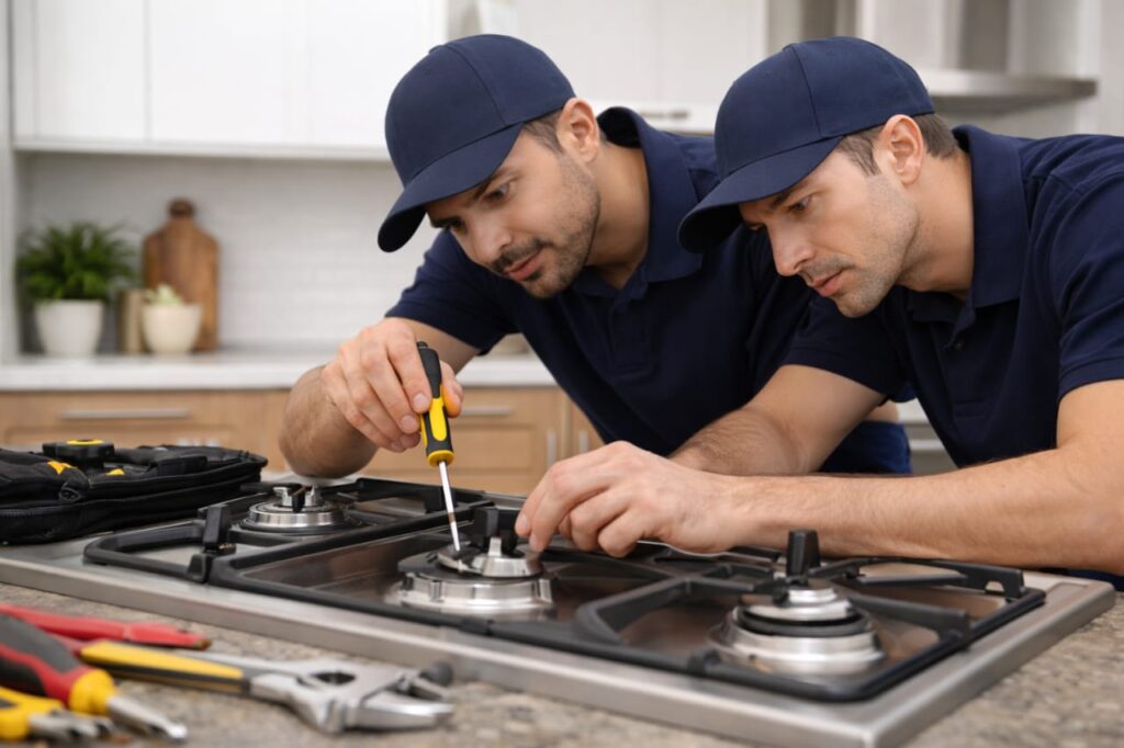 Gas and electric stove repair service near me