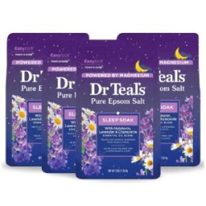 Dr Teal's Sleep Soak Pack of 4 - Dr Teal's Sleep Soak Melatonin